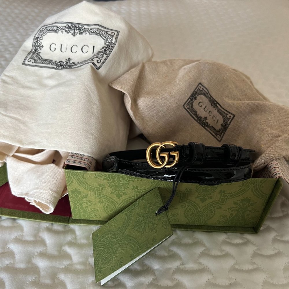Gucci GG Belt  w Mousse Top -  New In Box!!